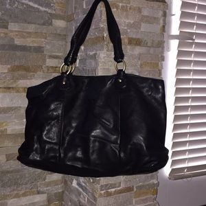 Sigrid Olsen soft black leather purse